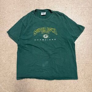 Vintage 90s Green Bay Packers Super Bowl XXXI Champions Lee Sport Tee - Mens XL